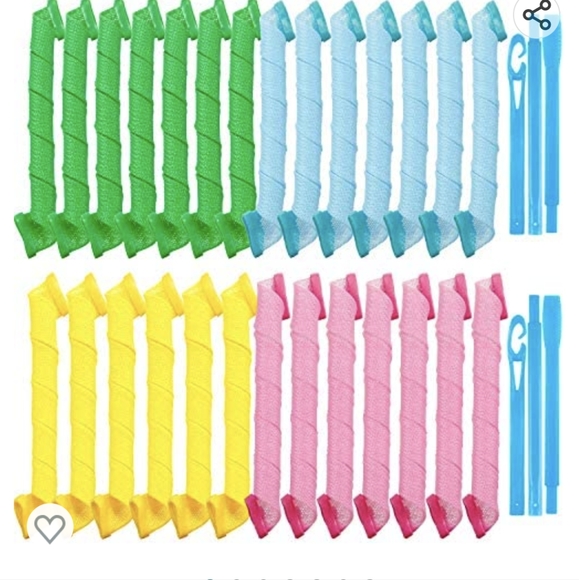 Off Brand Curl Formers 28 Pack 20" Rods with Install Hooks - Picture 4 of 5